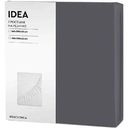 Простыня на резинке Василиса Idea перкаль цвет: графит, 160×200×25 см