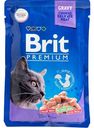 Корм для кошек Brit Premium Треска в соусе, 85 г