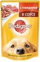 Влажный корм для собак «Pedigree» Говядина в соусе, 100 г