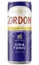 Напиток слабоалкогольный Gordon’s Gin & Tonic, 250мл
