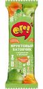 Батончик фруктовый Ого! с абрикосом и яблоком, 30 г