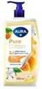 Крем-мыло Aura Pure Cotton Хлопок и мед 2в1 500мл