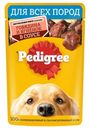 Корм Pedigree для взрослых собак 85г с говядиной и ягненком в соусе