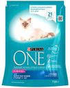 Сухой корм для кошек Purina ONE старше 11 лет курица и цельные злаки, 750 г
