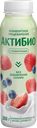Биойогурт питьевой АКТИБИО Яблоко, клубника, черника без сахара 1,5%, без змж, 260г