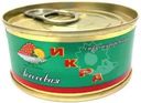 Икра лососевая структурированная соленая пастеризованная 95г