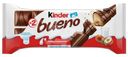 Вафли Kinder Bueno покрытые молочным шоколадом, с молочно-ореховой начинкой, 43г