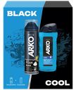 Набор подарочный ARKO Гель для душа Cool, 260мл+Пена Black, 200мл