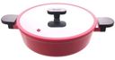 Жаровня Neoflam Ortus Magenta со стеклянной крышкой, 2.7л
