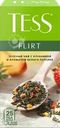 Чай зеленый TESS Flirt с кусочками персика и клубники