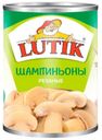 Шампиньоны Lutik резаные маринованные, 425 мл