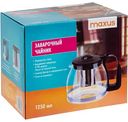 Чайник заварочный Maxus стекло/полипропилен, 1,25л