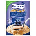 Каша овсяная цельнозерновая Мистраль Черничный чизкейк, 40 г
