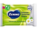 Туалетная бумага влажная Zemma Нежная ромашка, 40шт