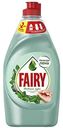 Гель для мытья посуды пена-эффект Fairy Нежные руки: чайное дерево и мята, 450мл