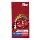 Корм сухой для взрослых собак PURINA ONE для средних и крупных пород, с высоким содержанием говядины и рисом