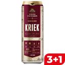 Пивной напиток VOLFAS ENGELMAN KRIEK вишневый фильтрованный 4% (Литва), 0,568л