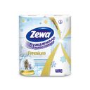 Бумажные кухонные полотенца белые «Premium» Zewa, 2 слоя, 2 рулона