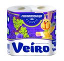 Полотенца бумажные Veiro Classic 2-слойные, 2 рулона