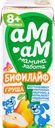 Биопродукт кисломолочный для детей АМ-АМ МАМИНА ЗАБОТА Бифилайф Груша 2,5%, с 8 месяцев, без змж, 210г