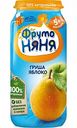 Пюре фруктовое ФрутоНяня из груш и яблок с 5 месяцев, 250 г