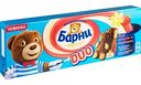 Пирожное бисквитное Барни Duo вкус ванили и клубники, 150 г