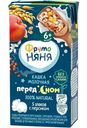 Каша ФрутоНяня молочная с персиком пять злаков с 6 месяцев, 200мл