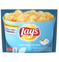 Чипсы LAYS Сметана- зелень из натуральной картошки 240г