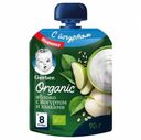 Пюре Gerber Organic яблоко со злаками с 8 мес., 90 мл