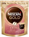 Кофе Nescafé Gold Crema натуральный растворимый порошкообразный, 70г