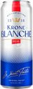 Напиток пивной KRONE BLANCHE BIERE пастеризованный 4,5%, 0.45л