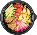 Салат Боул по-корейски Овощной с соевым мясом с кунжутной заправкой СП ТАБРИС пл/уп, 250 г
