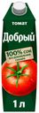Сок Добрый томатный 1 л