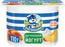 Йогурт ПРОСТОКВАШИНО с персиком 2,9%, без змж, 110г