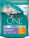 Корм сухой для взрослых кошек PURINA ONE Elegant с курицей и цельными злаками, 750г