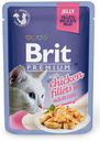 Корм Brit Premium для кошек, куриное филе в желе, 85 г