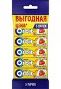 Жевательная резинка Orbit Клубника-банан без сахара, 5×13,6 г