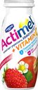 Напиток кисломолочный Actimel земляника-шиповник 2.5%, 100г