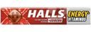 Карамель леденцовая Halls Energy с кофеином и витамином B6 со вкусом колы, 25г