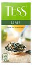 Чай зеленый Tess Lime, 25 пак.