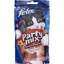 Лакомство для кошек Party mix Felix Гриль Микс со вкусами говядины, курицы и лосося, 60 г