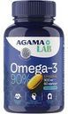 БАД Agama Lab Омега-3 с высокой концентрацией 90 %, 60 шт.