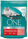 Сухой корм Purina ONE с лососем и пшеницей для стерилизованных кошек и кастрированных котов 200 г