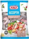 Ассорти из морепродуктов VICI Мороженое, с изделиями из сурими, 450г