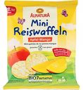 Вафли рисовые mini Alnatura с концентрированным яблочным соком и пюре из манго без глютена, 35 г