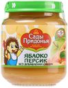 Пюре Сады Придонья Яблоко и персик с 5 мес 120 гр