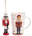 Набор кружка и елочная игрушка Щелкунчик, 385мл