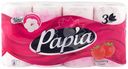Бумага туалетная PAPIA Strawberry Dream 3-слоя, 8шт