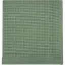 Полотенце вафельное DM текстиль Cleanelly Basic каретка цвет: зелёный, 30×70 см