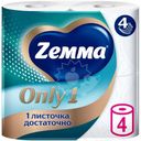 Туалетная бумага Zemma Only1 4 слоя 4шт